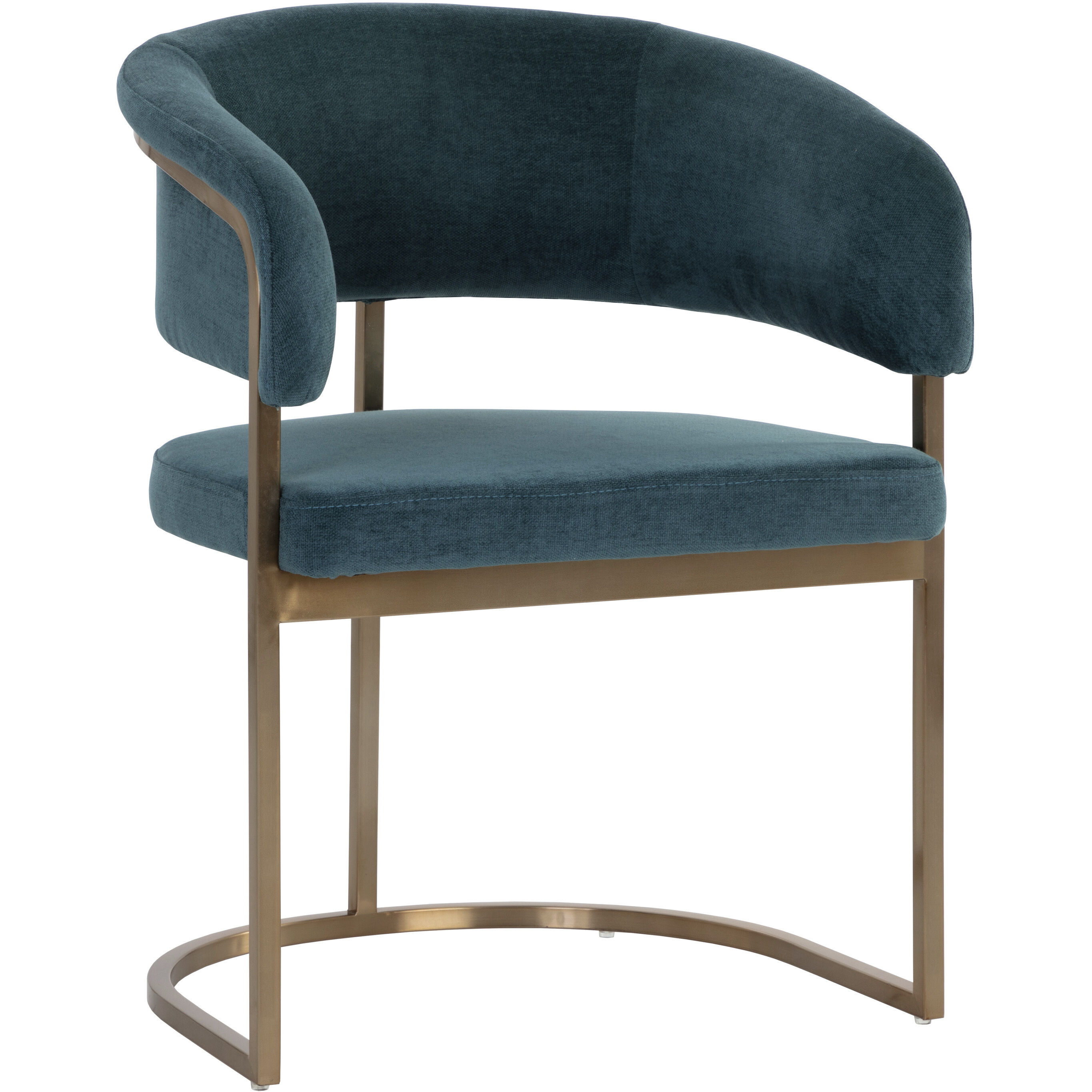 Marris Gold / Danny Teal Dining Armchair